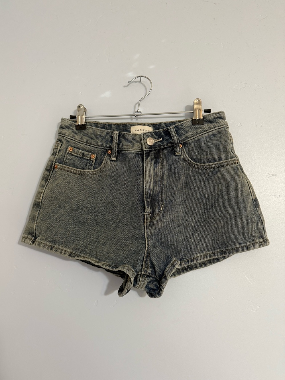 PacSun High-Rise Festival Denim Shorts